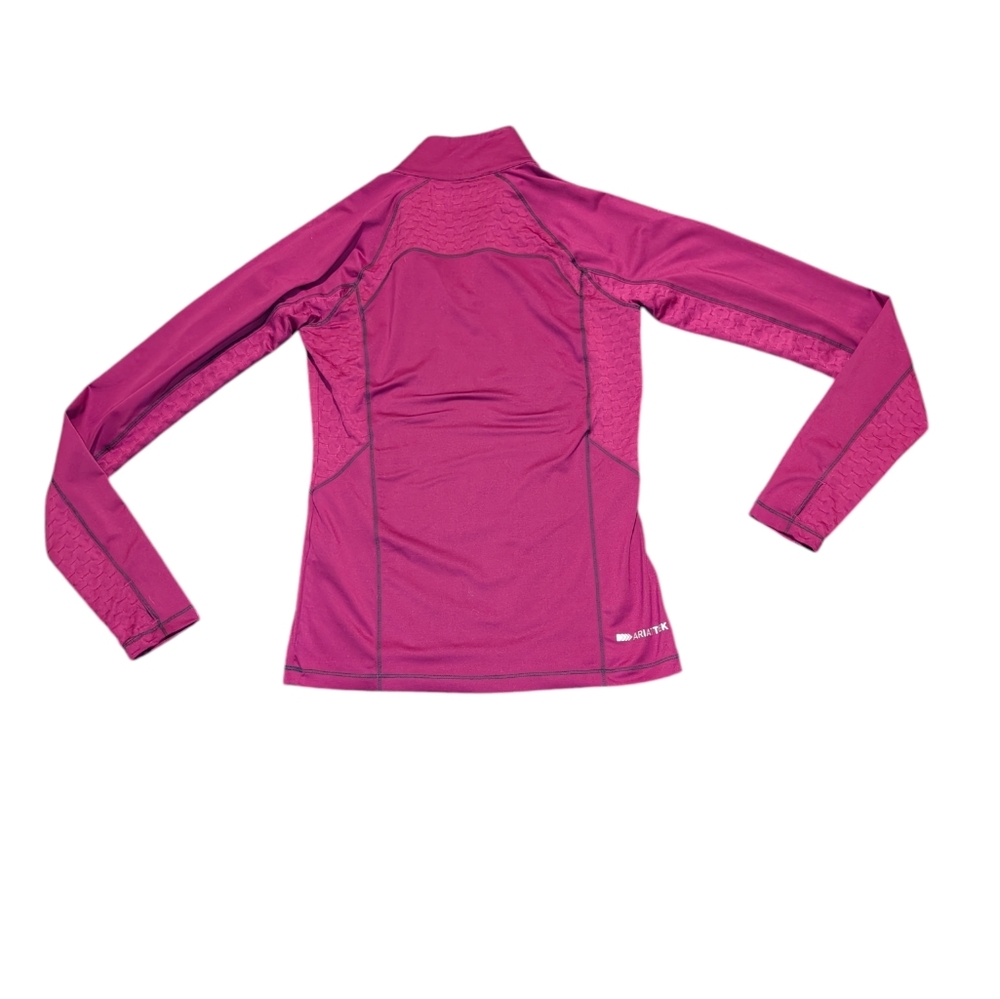 Ariat Tek Performance Deep Magenta LS 1/4 Zip Sz XS